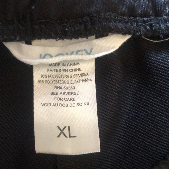 Vintage Jockey Tearaway Pants Black & White XL 90s y2k - Picture 5 of 7